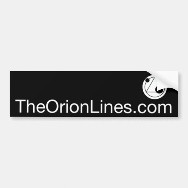 Para Carro TheOrionLines.com adesivo para-choques (Frente)