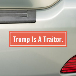 Para Carro Trump É Um Adesivo De Bomba De Traidor