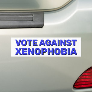 Para Carro Votar contra o adesivo de bombeiros Xenofobia™