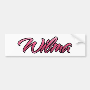 Para Carro Wilma desbotado adesivo Sticker rosa