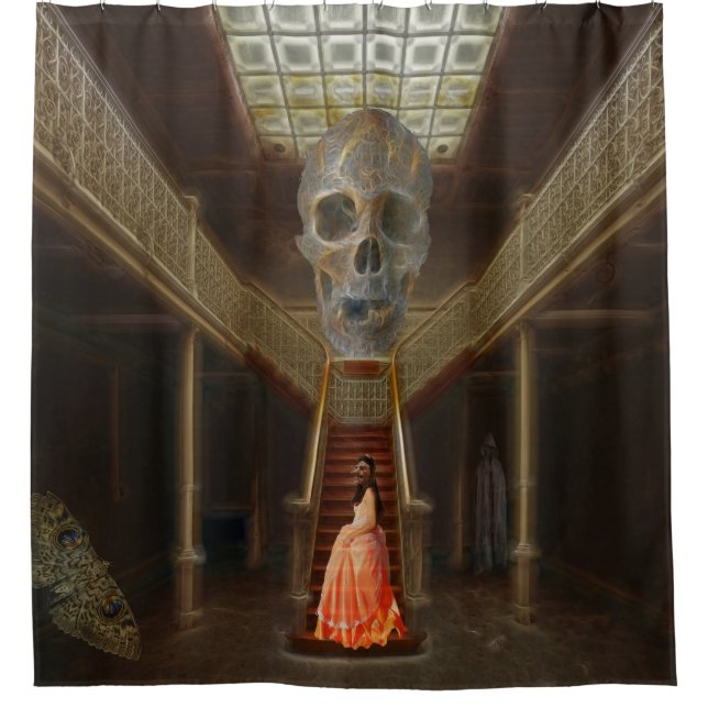 Para Chuveiro A cortina Chá da Princesa (Frente)