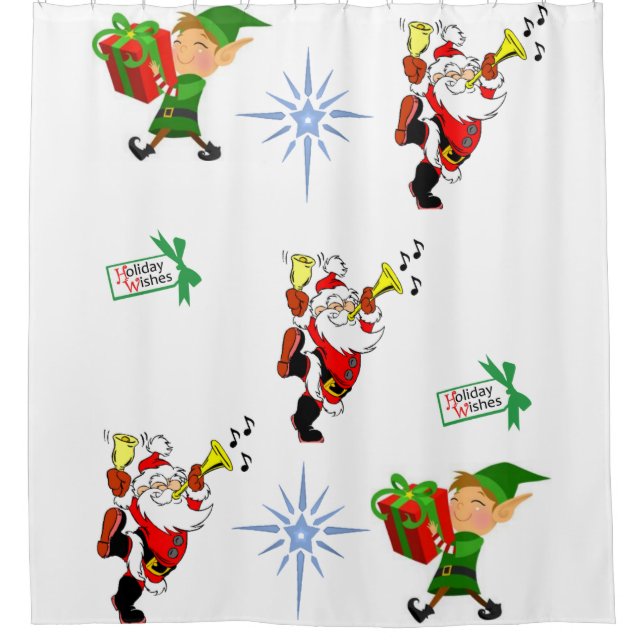 Para Chuveiro Chá Cortina Natal (Frente)