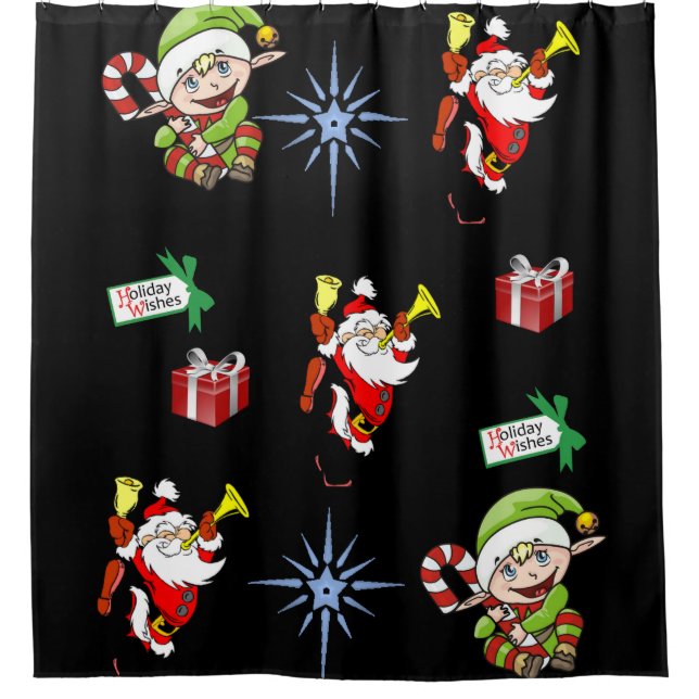 Para Chuveiro Chá Cortina Natal (Frente)