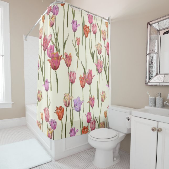 Para Chuveiro Cortina Chá das Tulipas Holandesas (In Situ)