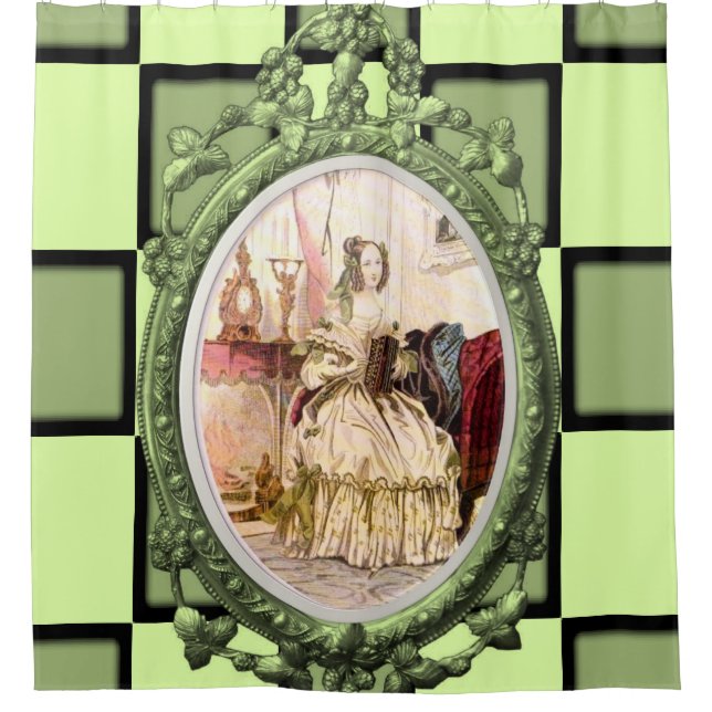 Para Chuveiro Cortina Chá Vitoriana (Frente)