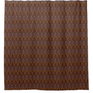 Para Chuveiro Cortina de chá castanho chocolate