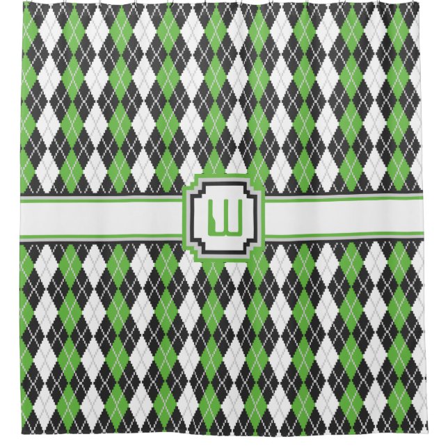 Para Chuveiro Cortina de Chá de Argyle Retroativa (Frente)
