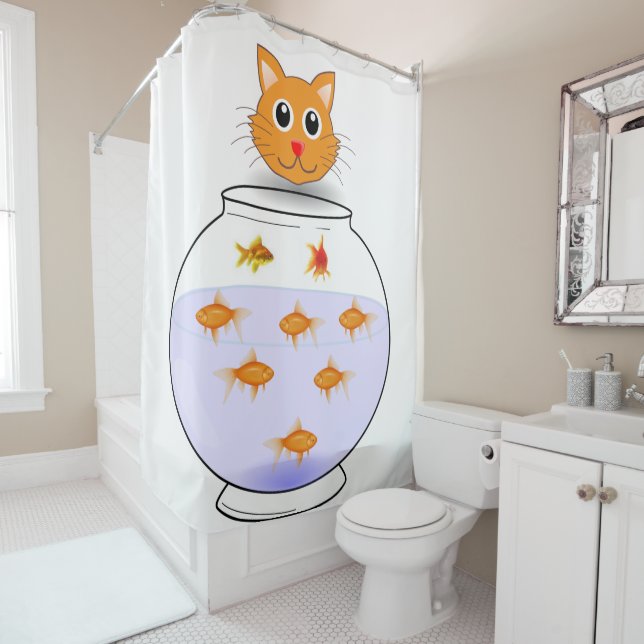 Para Chuveiro Cortina de chá de gatinho (In Situ)