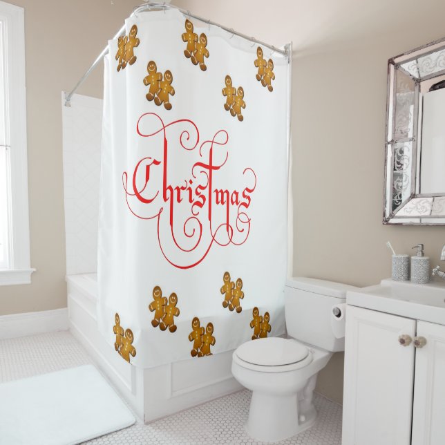 Para Chuveiro Cortina de chá de Natal (In Situ)