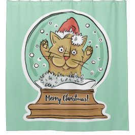 Para Chuveiro Cortina de chá de Natal Bonita e Engraçada