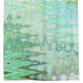 Para Chuveiro Cortina de chá de Sardinia pelo artista C.L. Brown