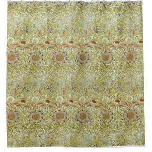 Para Chuveiro Cortina de chá de William Morris Corncockle