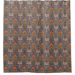Para Chuveiro Cortina de chá de William Morris Snakeshead
