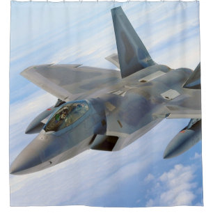 Para Chuveiro Cortina de chá do avião de combate