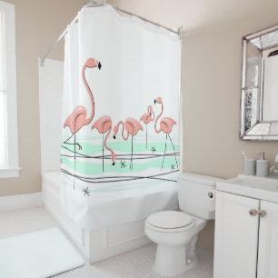 Para Chuveiro Cortina de chá do Grupo Flamingos
