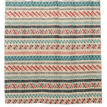 Cortina de chá do padrão Aztec