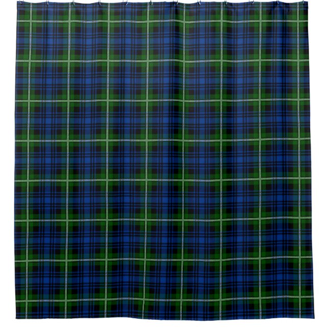 Para Chuveiro Cortina de chá do Tartan de Forbes (Frente)