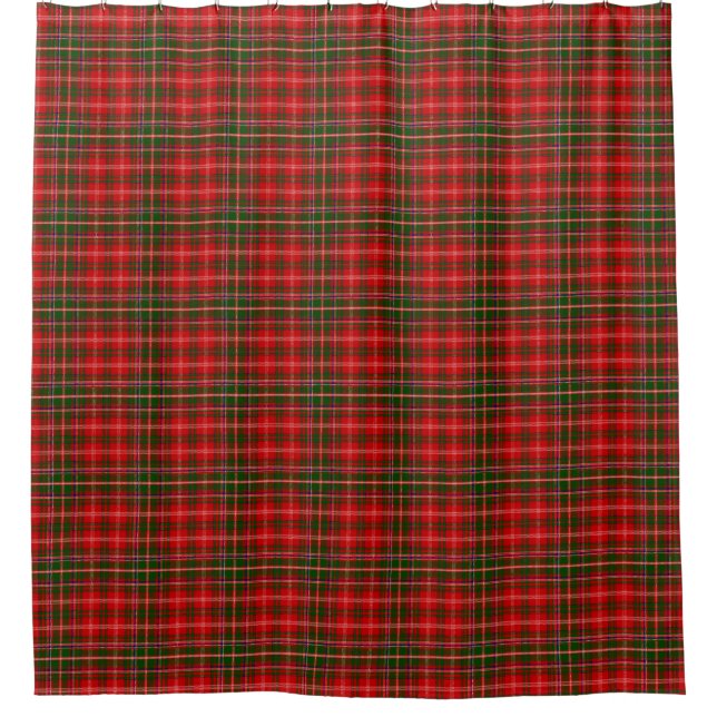 Para Chuveiro Cortina de chá do Tartan de MacDougall (Frente)