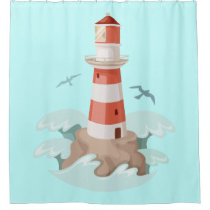 Para Chuveiro Cortina de chá/farol
