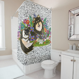Para Chuveiro Cortina de chá finlandesa de BINDI Lapphund