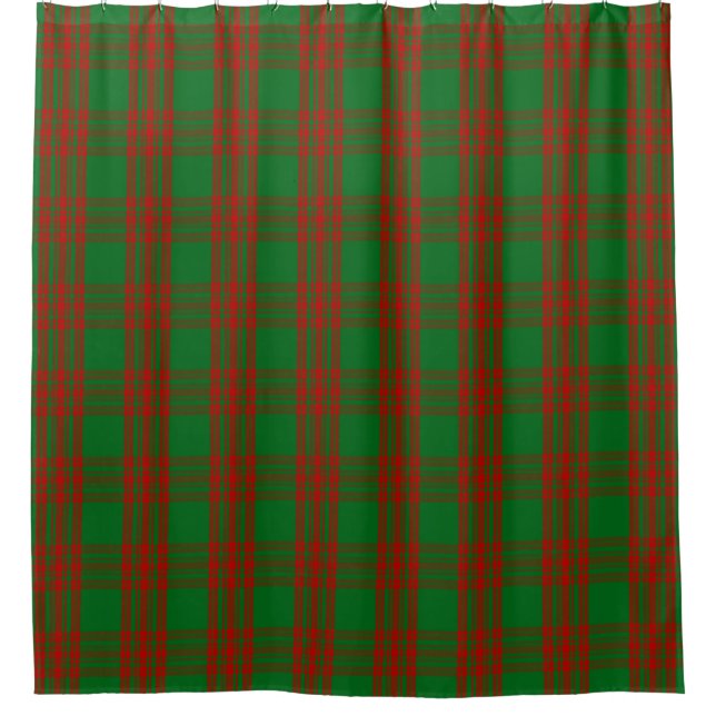 Para Chuveiro Cortina de Chá Menzies Tartan (Frente)