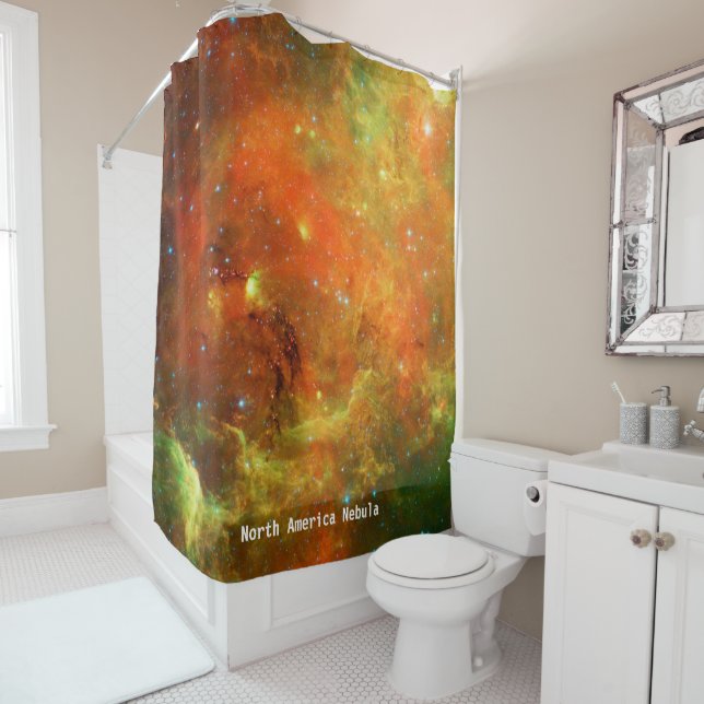 Para Chuveiro Cortina de Chá Nebula da América do Norte (In Situ)