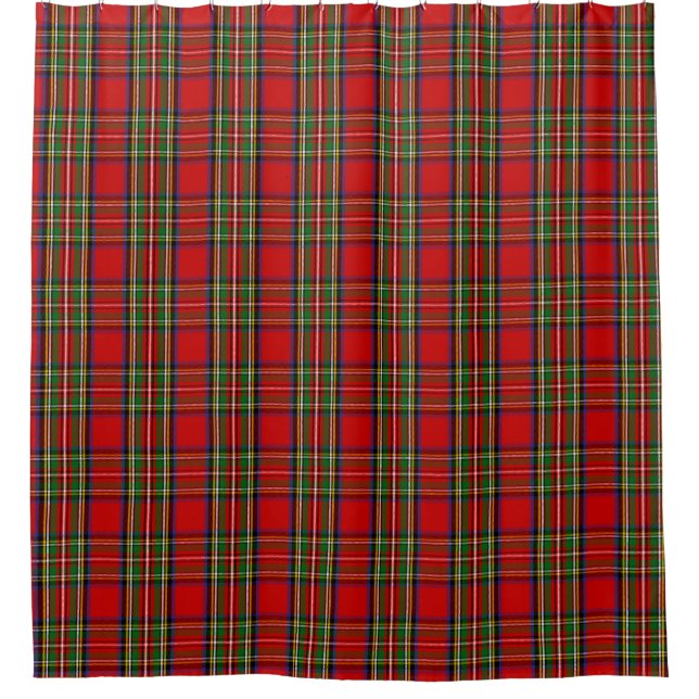 Para Chuveiro Cortina de Chá Stewart Tartan (Frente)