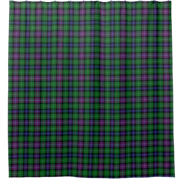 Para Chuveiro Cortina de Chá Tartan Rankine (Frente)