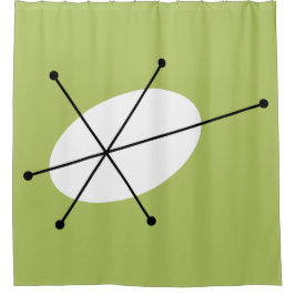 Para Chuveiro Cortina de chá Verde Dazzle