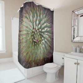 Para Chuveiro Cortina de Chá Verde Roxo Agave
