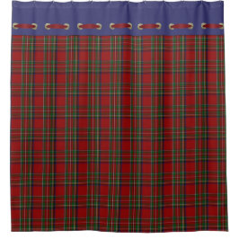 Para Chuveiro Cortina Xadrez Real Stewart Tartan
