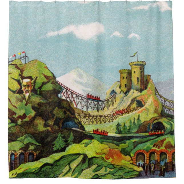 Para Chuveiro Exposição da cortina de Chá de Charleroi (Frente)