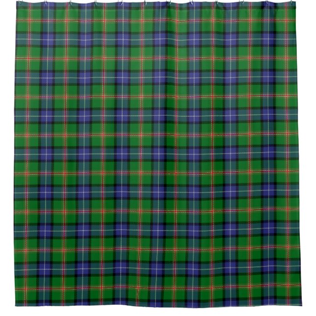 Para Chuveiro Jones Tartan - Chá Cortina (Frente)