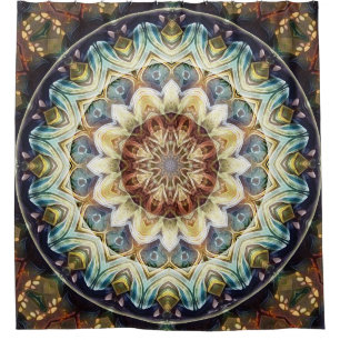 Para Chuveiro Mandalas por épocas da cortina de chá da transi
