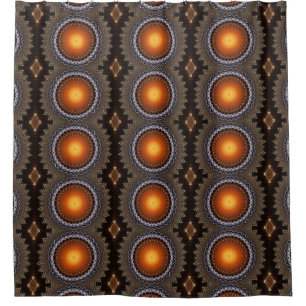 Para Chuveiro Ouro Orb Tower Pattern 7225545 Cortina do Chá
