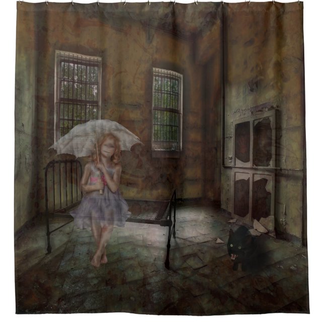 Para Chuveiro Quarto 13 - A Cortina de Banho da Menina (Frente)