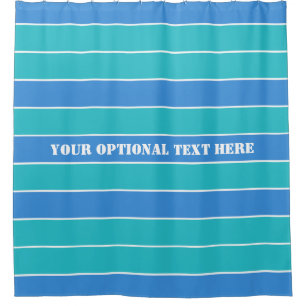 Para Chuveiro Stripes Cortina de chá personalizada de padrão