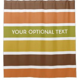Para Chuveiro Stripes Cortina de chá personalizada de padrão