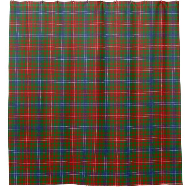 Para Chuveiro Wilson Tartan Chá Cortina (Frente)
