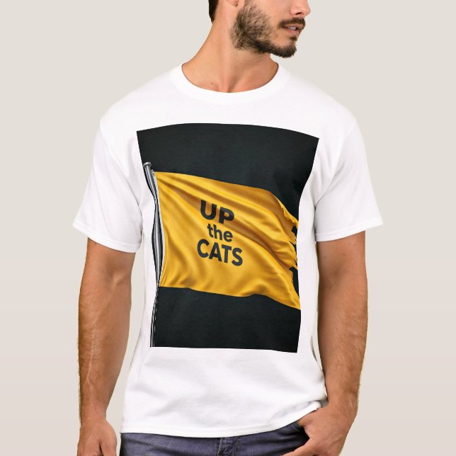 Para cima do T-Shirt Cats (Frente)