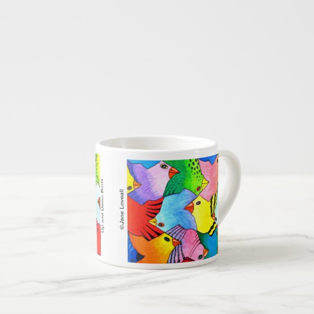 Para cima e para baixo a caneca do café dos (Frente Esquerda)