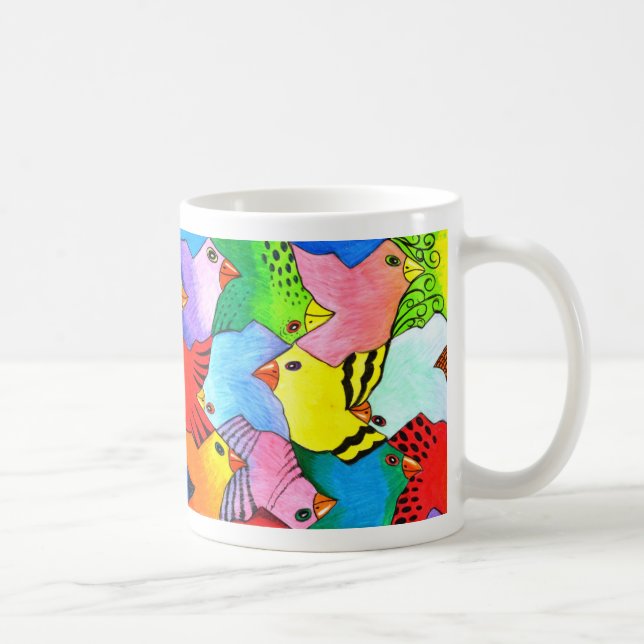 Para cima e para baixo a caneca dos pássaros (Direita)