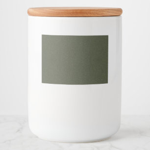 Para Comida Conjunto de rótulo verde de Moss texturizado - Vin