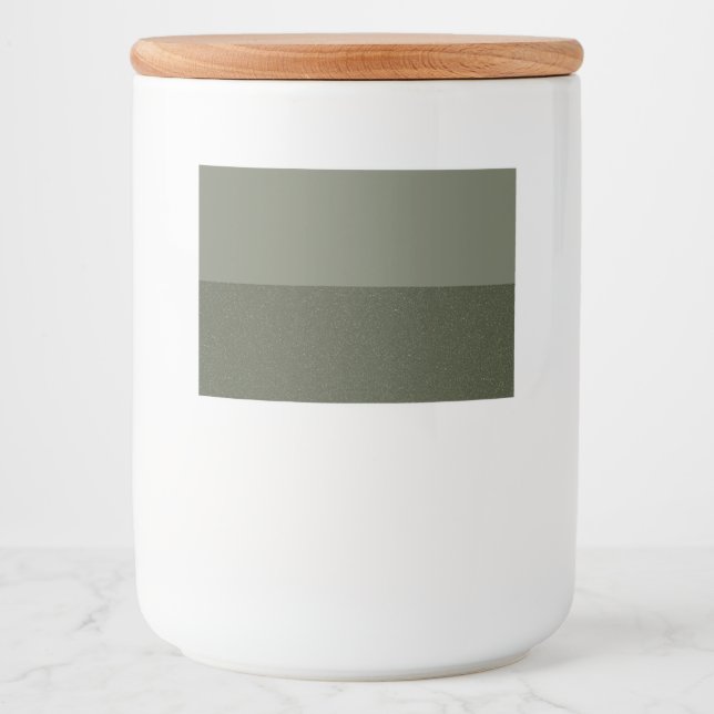 Para Comida Conjunto de rótulo verde do Moss Dividido Horizont (Frente)