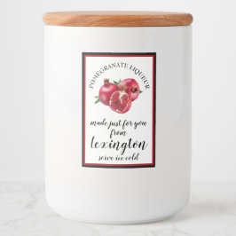 Para Comida Pomegranato Rótulo de Mini Garrafa Liqueur |