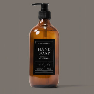 Para Comida Rótulo à prova d'água do corpo do soap Apothecary 