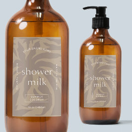 Para Comida Rótulo à prova d'água do sabão do corpo Elegante m