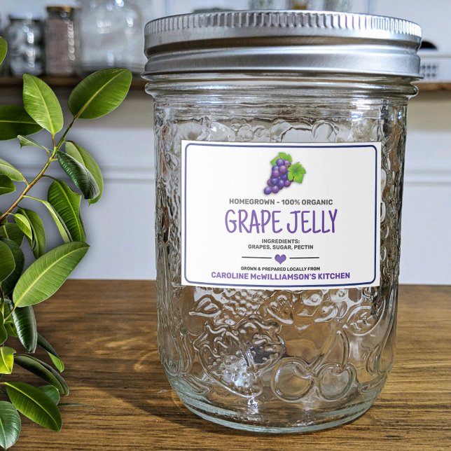 Para Comida Rótulo de Alimentos Enlatados de Uvas (Criador carregado)