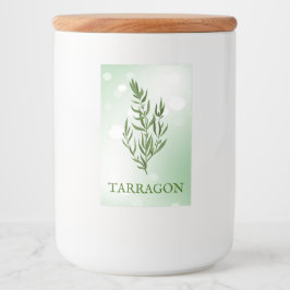 Para Comida Rótulo de Herbos Tarragon