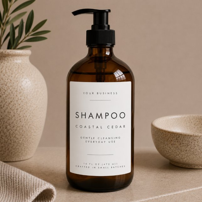Para Comida Rótulo de Marca de Negócios de Shampoo (Criador carregado)